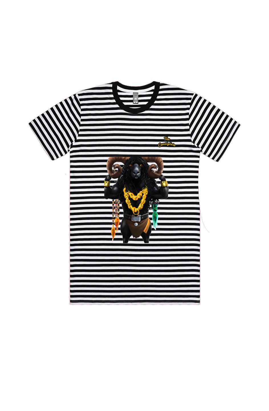 "Stripes" Black Tee "The Consigliere" series