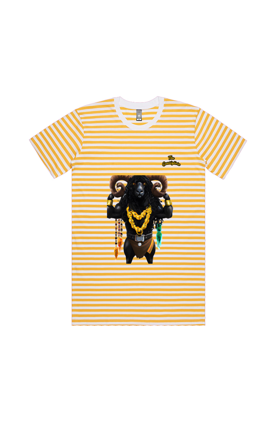 "Stripes" Yellow tee "The Consigliere" series